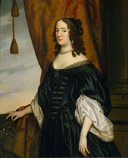 Gerard van Honthorst Amalia van Solms (1602-75). France oil painting art